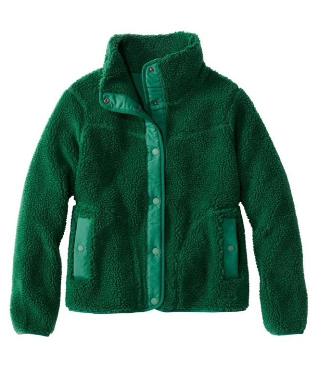 Women's Bean's Sherpa Fleece Jacket 