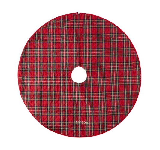 CLASSIC TREE SKIRT, PLAID