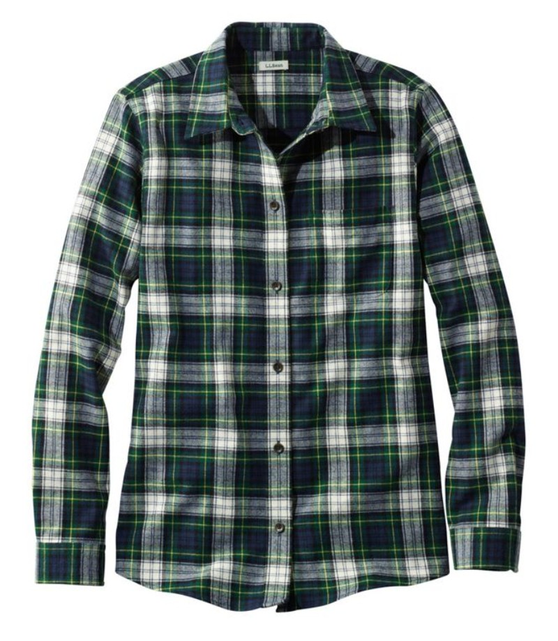 Women’s Scotch Plaid Flannel Shirt, Dress Gordon