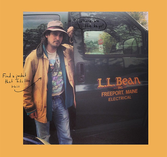 Mordechai with an L.L.Bean Electrician Van