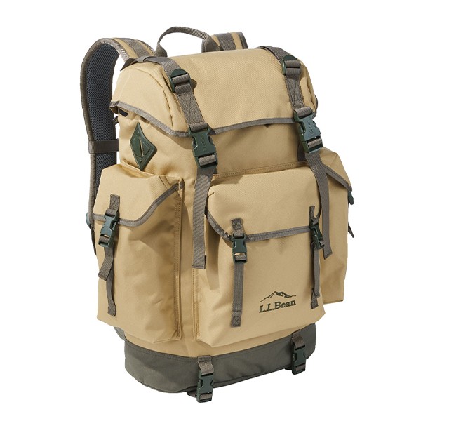 ll bean waxed canvas continental ruckensacark