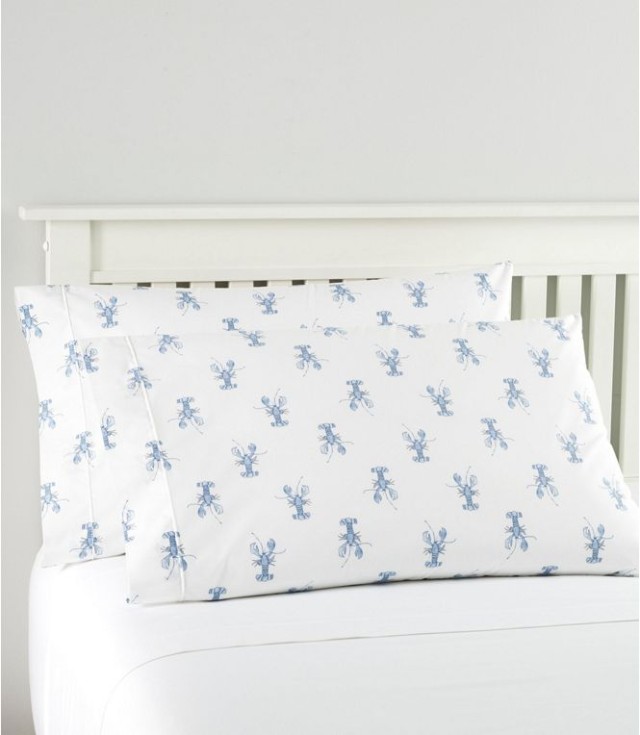 Sara Fitz Lobster Percale Sheet Collection