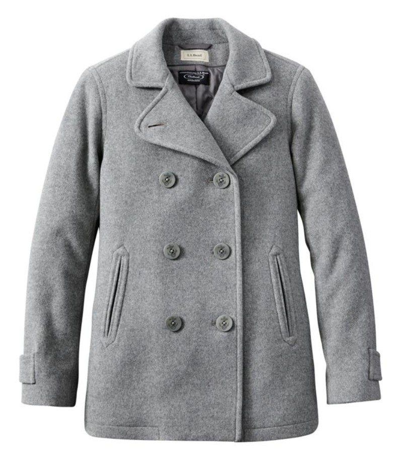 WOMEN'S CLASSIC LAMBSWOOL PEACOAT