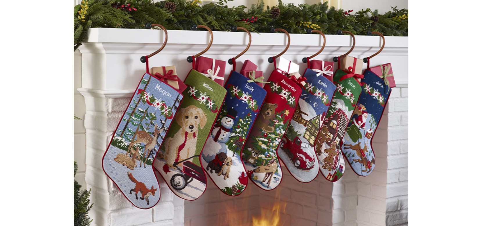 Fun Christmas Stockings Ideas  Needlepoint christmas stockings