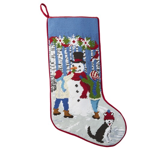 Christmas Needlepoint Stocking