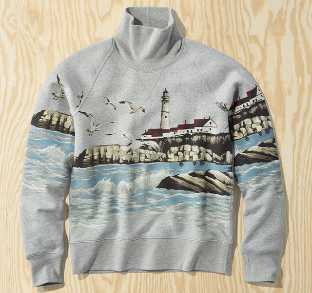 Scenic Turtleneck Sweatshirt