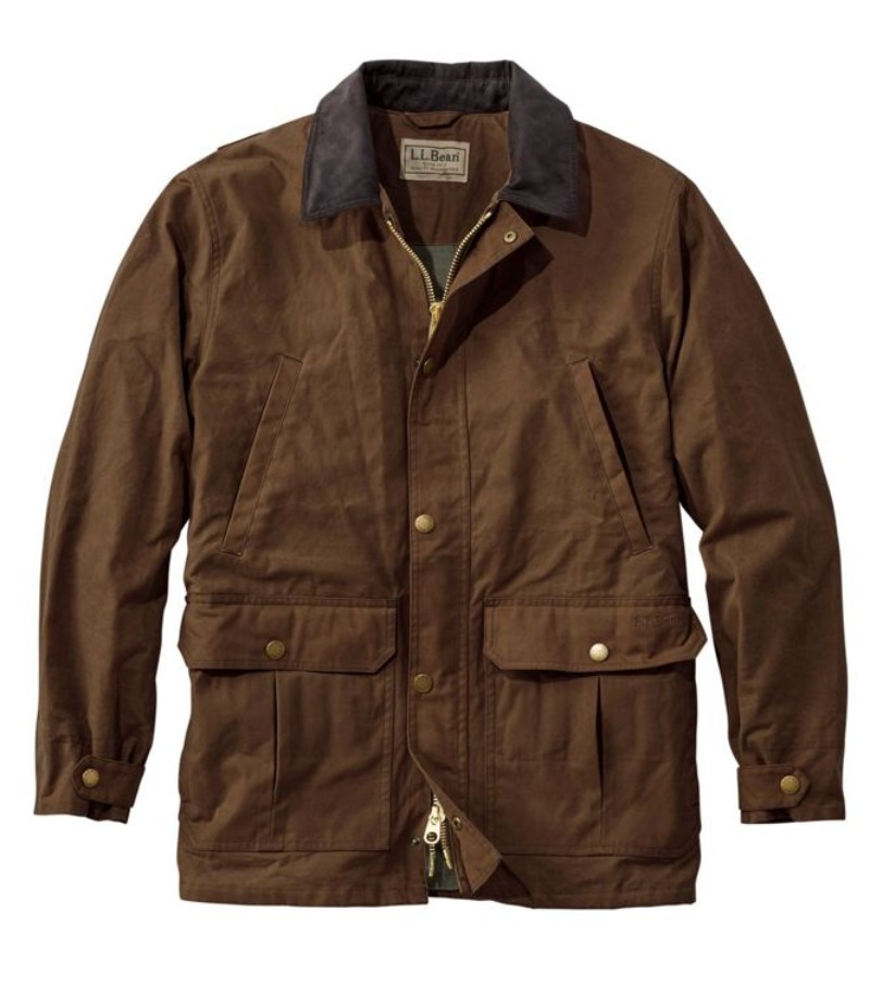 L.L.Bean Double L Waxed-Cotton Upland Coat 