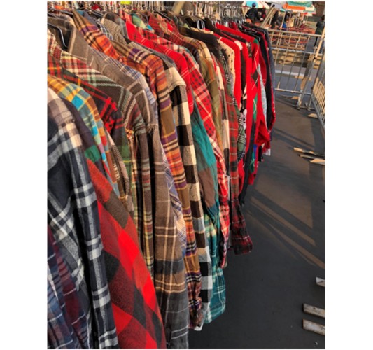 Vintage Clothes at a Flea Market