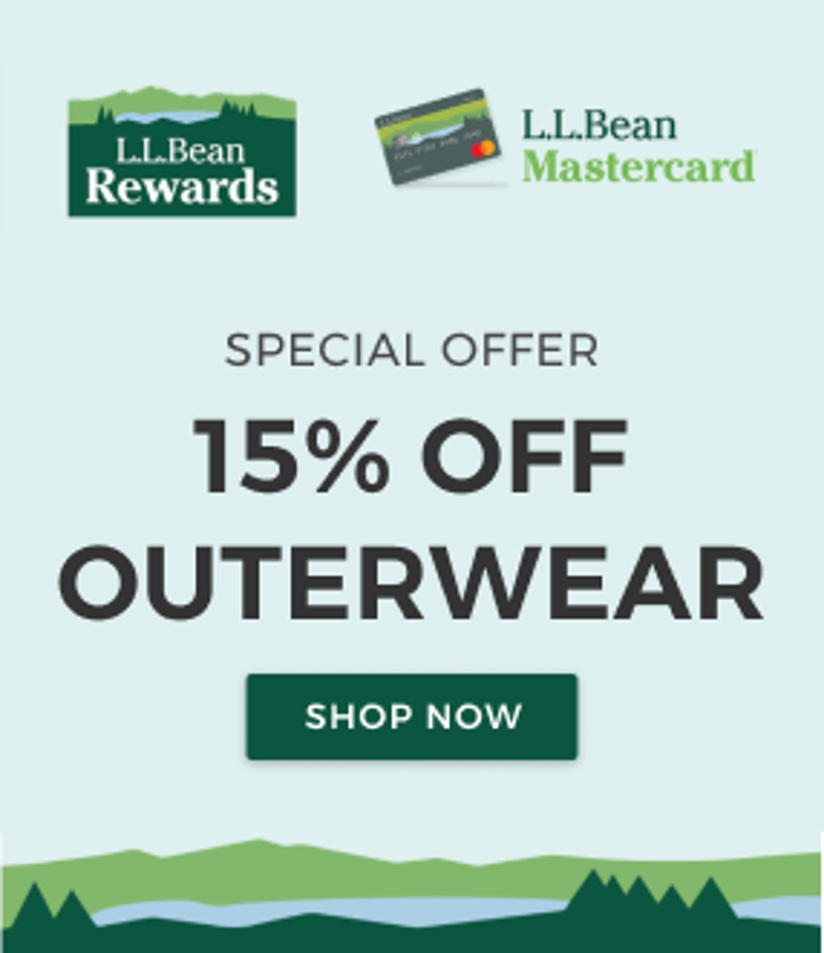 15% Off Outerwear for L.L.Bean Rewards and L.L.Bean Mastercard Members