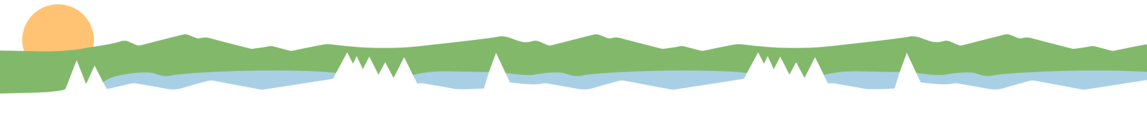 Graphic mountainscape
