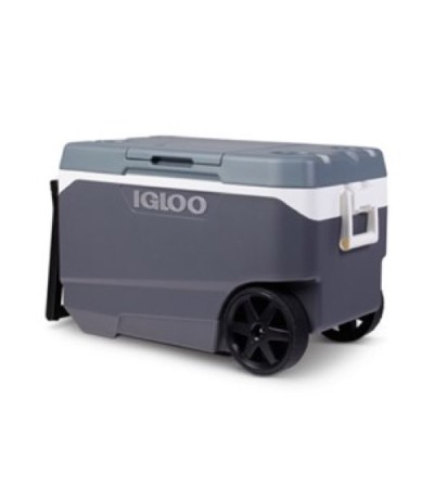 Igloo rolling cooler.