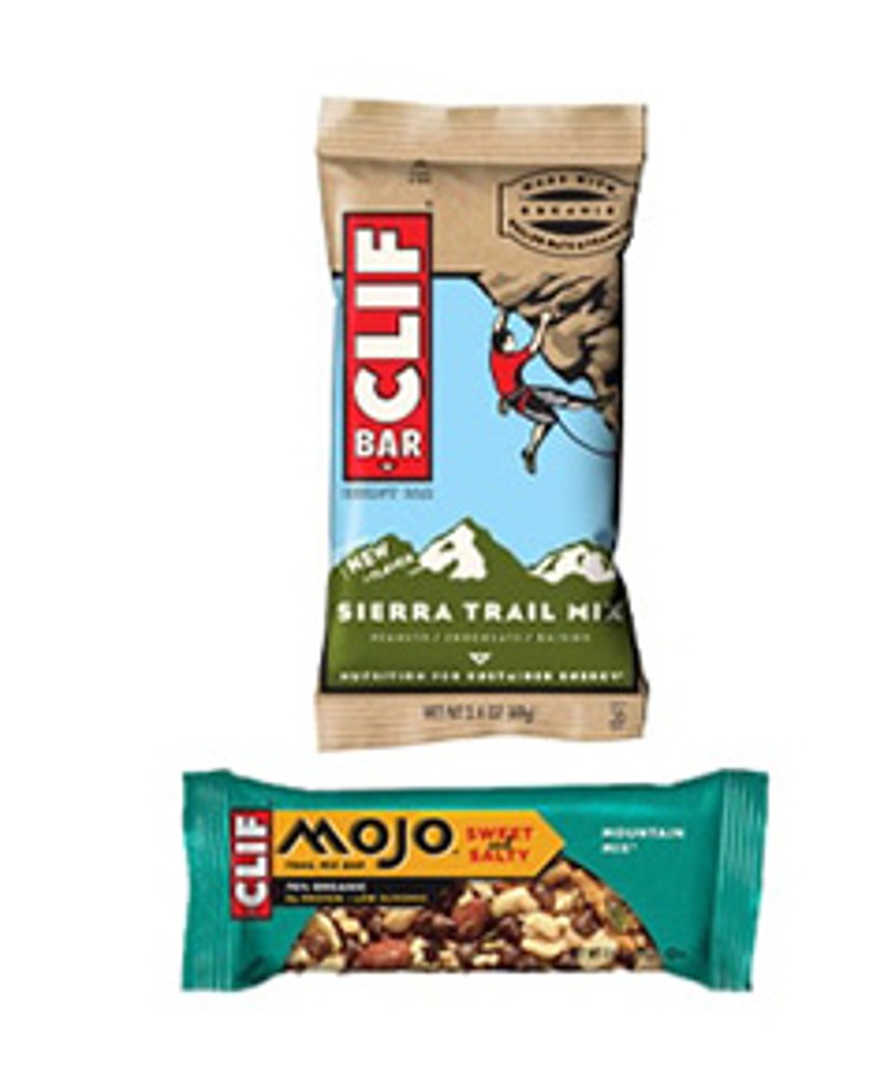 Clif Sierra and Mojo Bars.